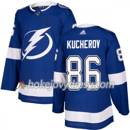 Pánské Hokejový Dres Tampa Bay Lightning Nikita Kucherov 86 Adidas 2017-2018 Modrá Authentic